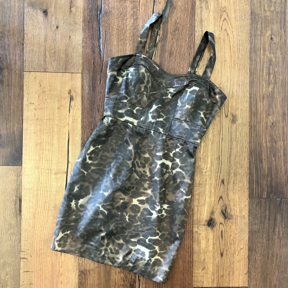 Donna Morgan Leopard Dress